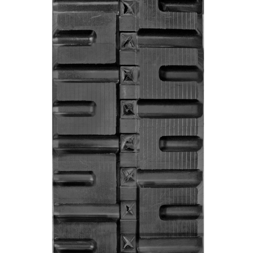 set of 2 18" standard duty c pattern rubber track (450x100x48)