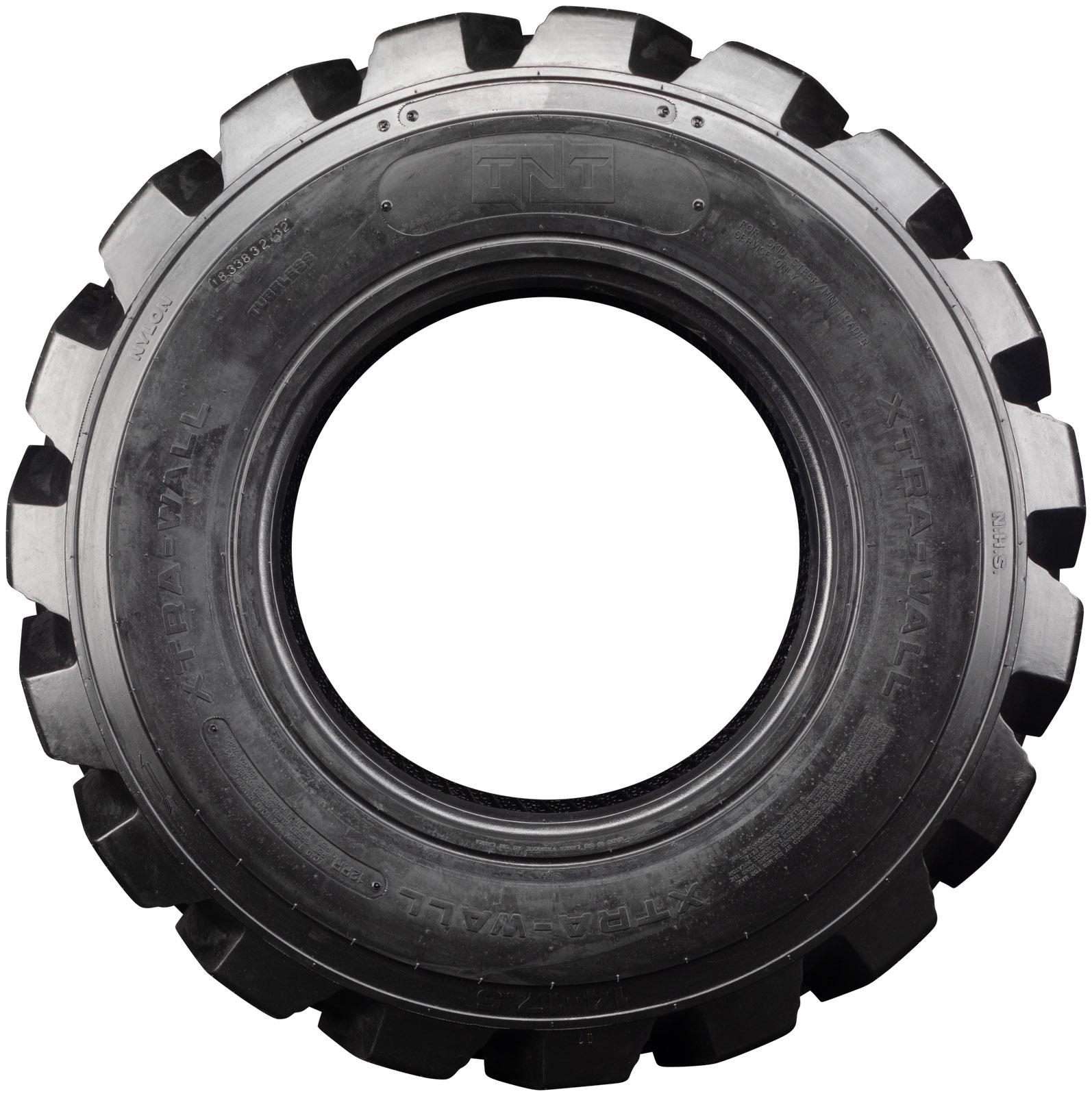 set of 4 14x17.5 12-ply xtra wall r-4 skid steer heavy duty tires