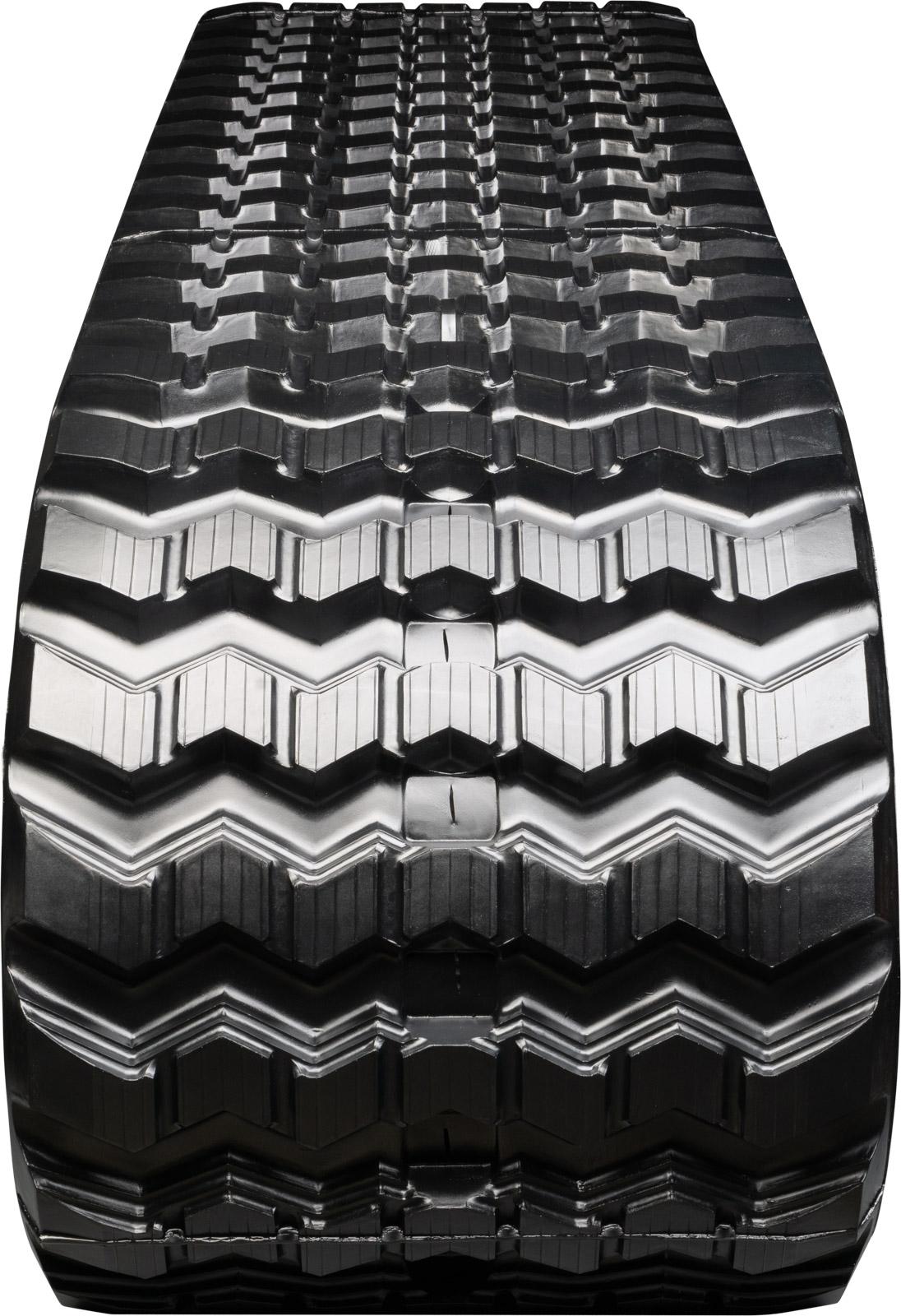 set of 2 16" camso heavy duty sawtooth pattern rubber track (400x86bx50)