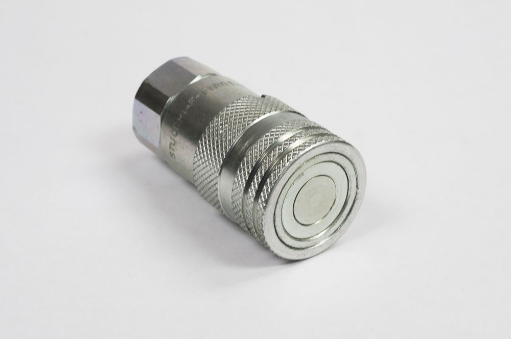 coupler, female flat face style 1/2" pipe thread