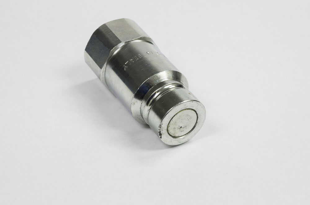 coupler, male flat face style 1/2"  pipe thread