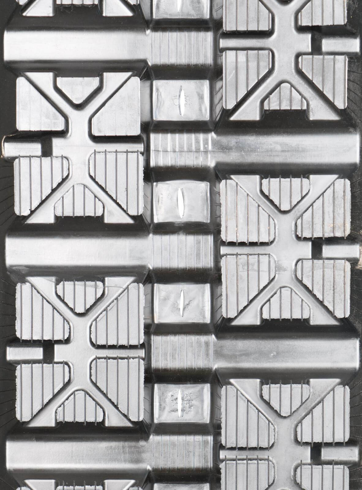 bobcat t62 set of 2 13" bridgestone extreme duty polar tread tread rubber tracks (320x86bx50)