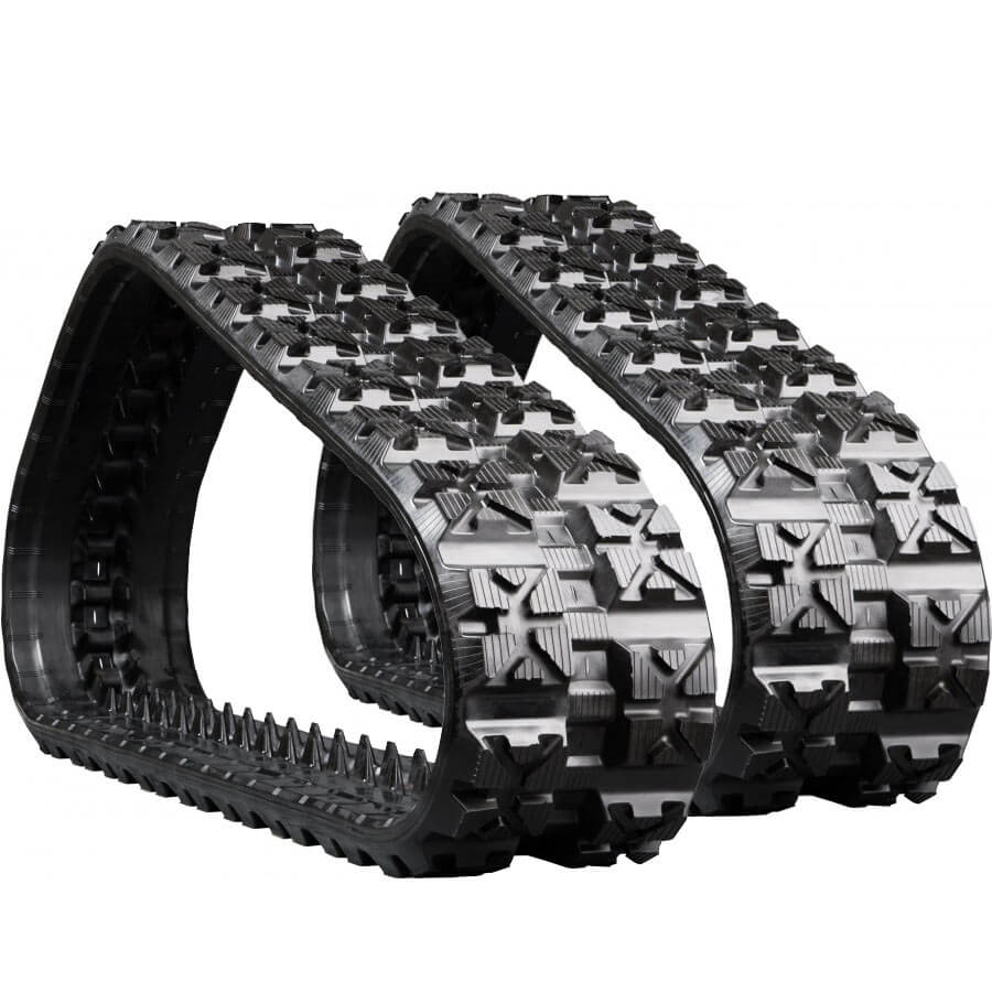 new holland c227 set of 2 13" bridgestone extreme duty polar tread tread rubber tracks (320x86bx50)