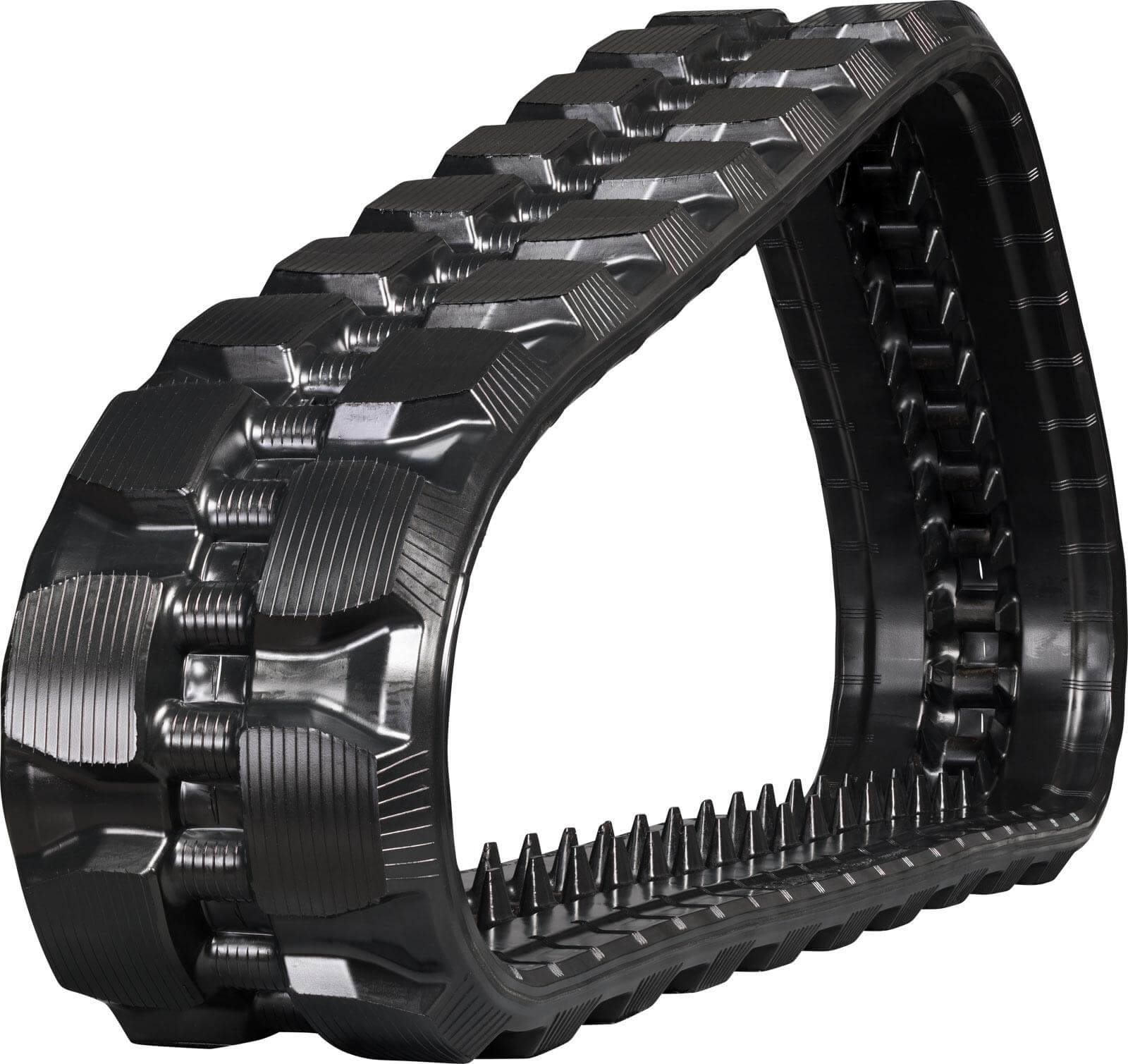 bobcat t200 set of 2 13" bridgestone extreme duty block tread rubber tracks (320x86bx52)