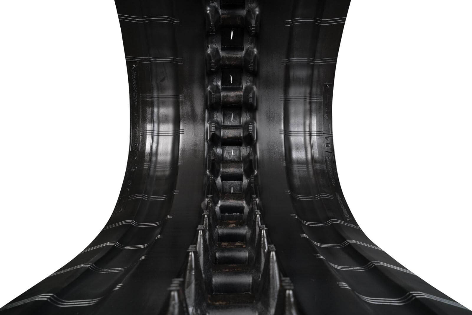 new holland e70bsr set of 2 18" bridgestone extreme duty block tread rubber tracks (450x81.5x76)