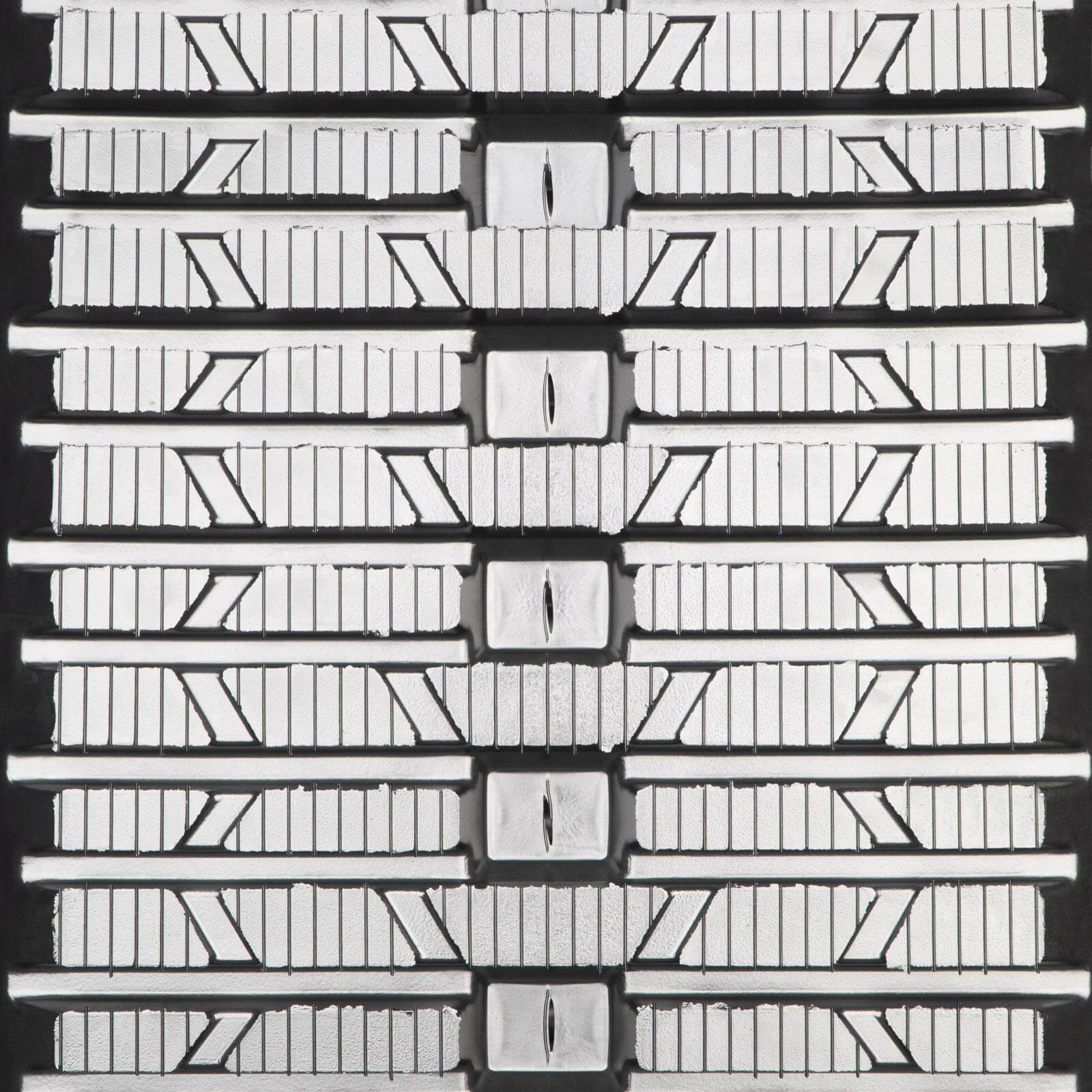 cat 279c2 set of 2 18" bridgestone extreme duty multi bar tread rubber tracks (450x86mbx56)