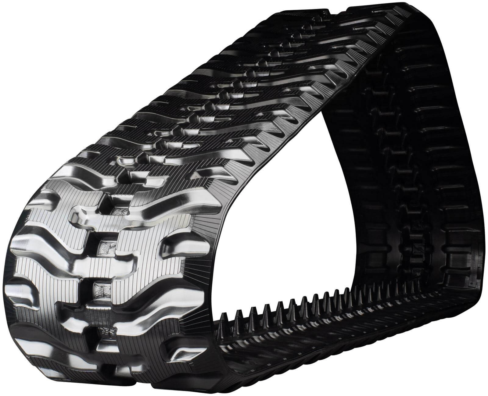 cat 279d set of 2 18" bridgestone extreme duty vortech tread rubber tracks (450x86bx56)