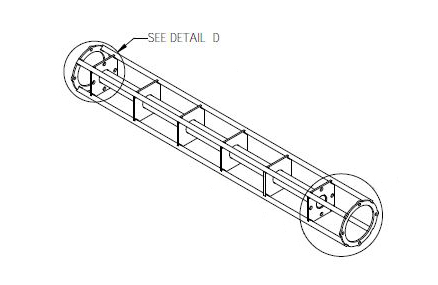 broom pickup series 60" drum shaft