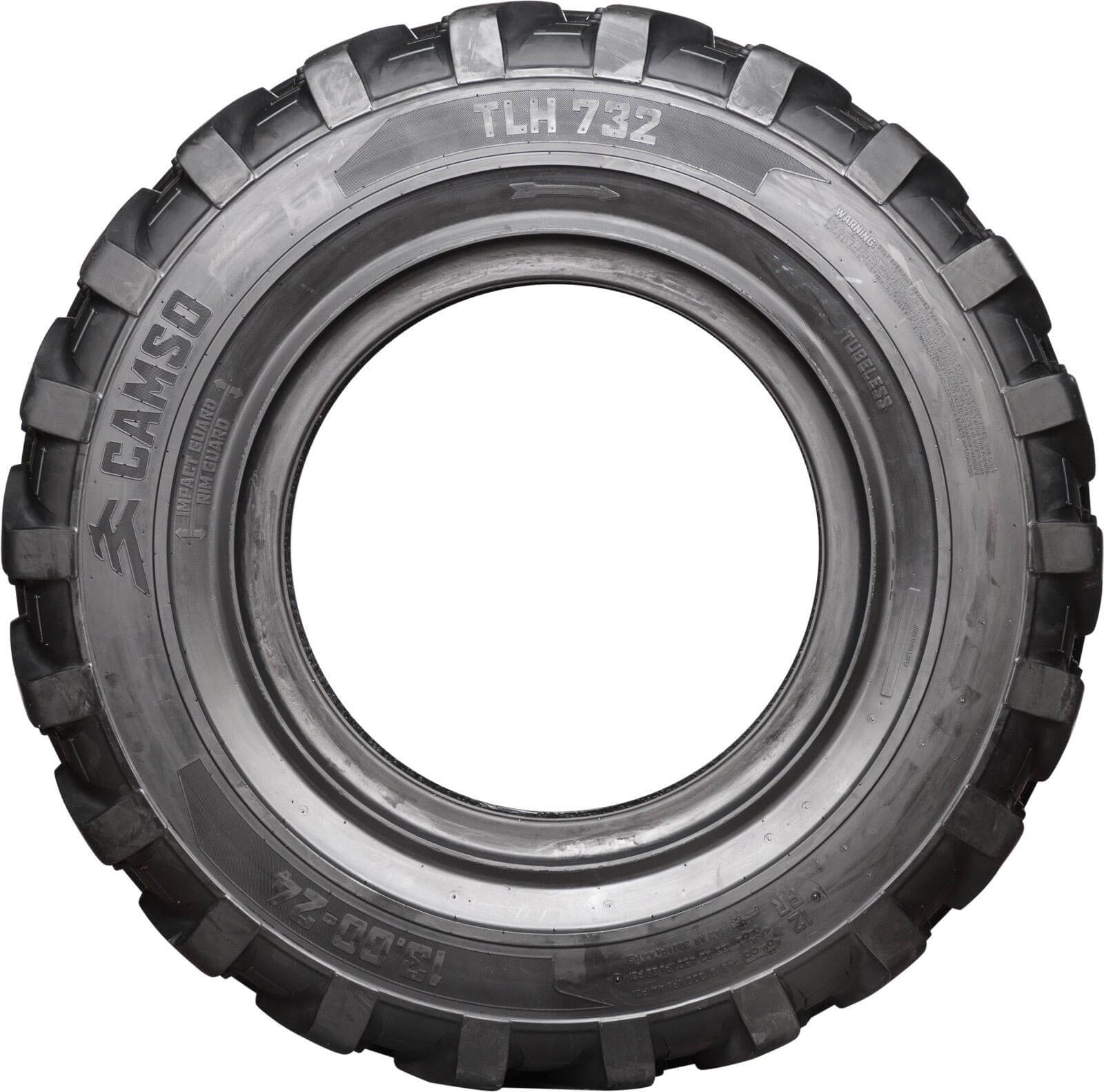 cat th-560 set of 4 13.00x24 camso 12-ply tlh 732 telehandler tires