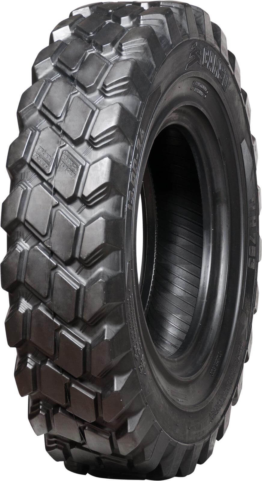 cat th-580 set of 4 13.00x24 camso 12-ply tlh 753 telehandler tires