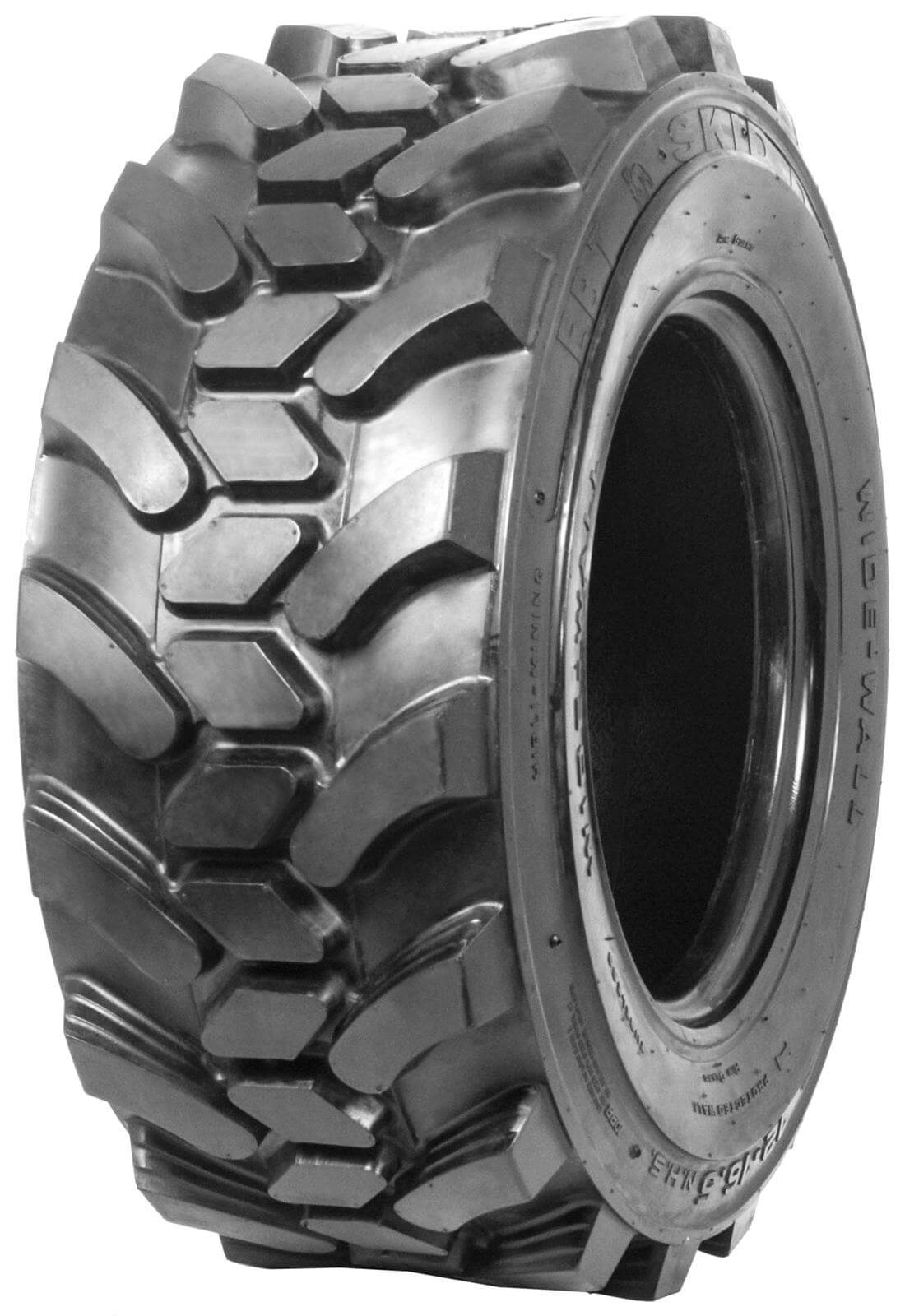 set of 4 12x16.5 skid dawg 12-ply skid steer heavy duty tires