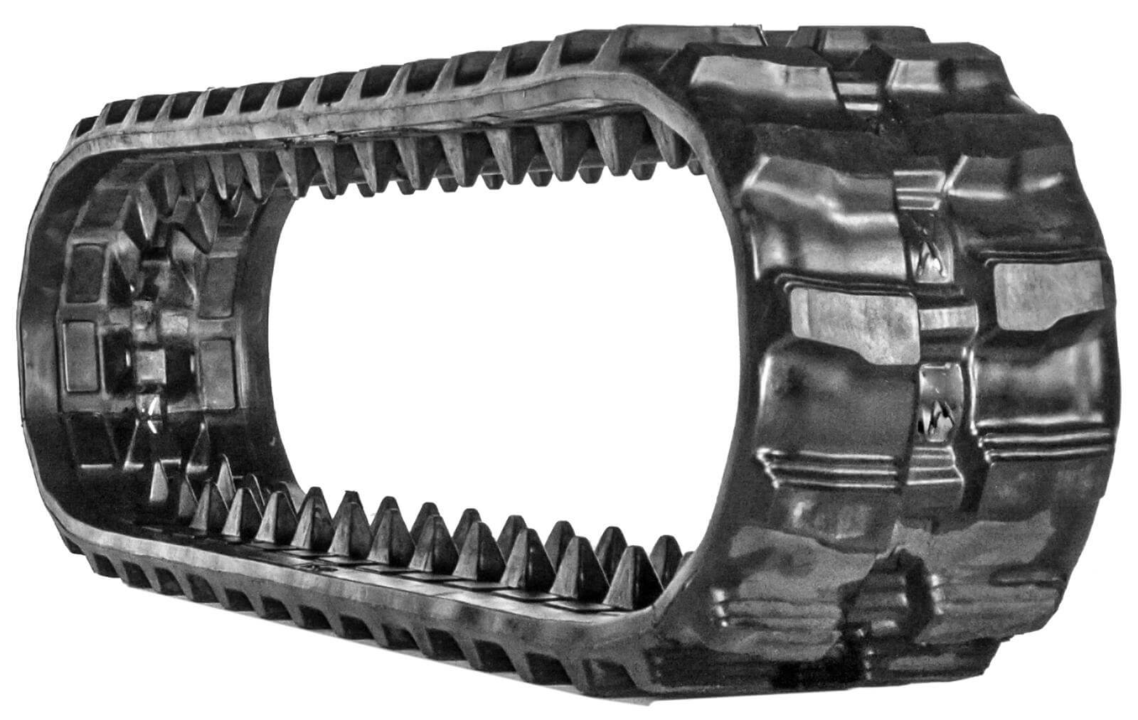 bobcat e10 set of 2 7" camso heavy duty block tread rubber tracks (180x72x39)