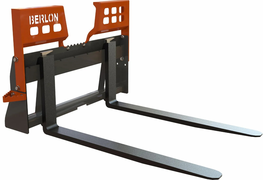 standard walk through pallet forks 4000 lb. and 5500 lb. rated | berlon