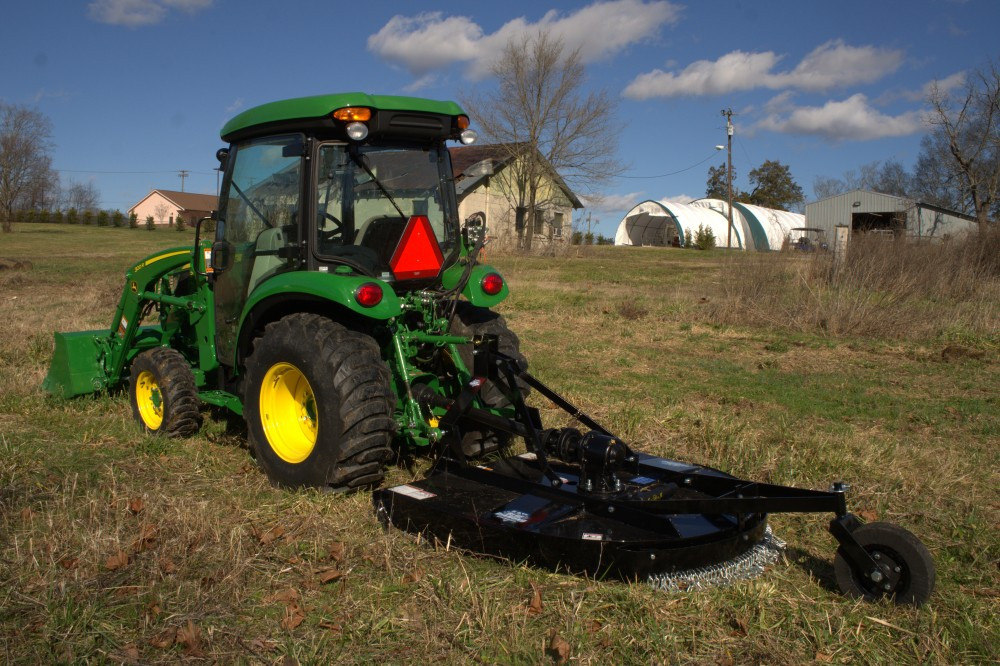 tractor heavy duty round back brush cutter | blue diamond