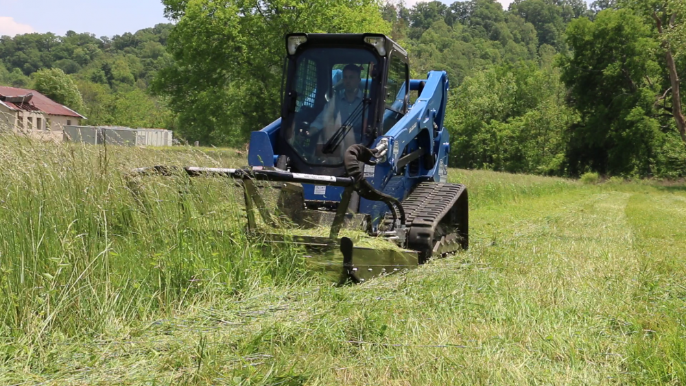 severe duty open front brush cutter | blue diamond