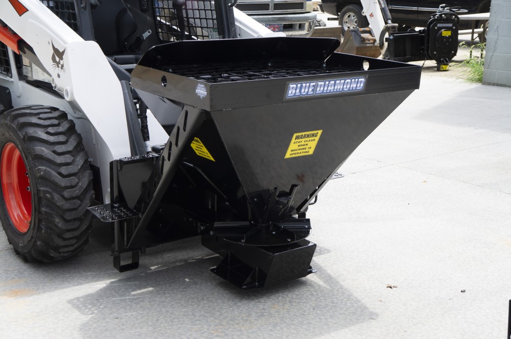 heavy duty material spreader - scoop and spread | blue diamond