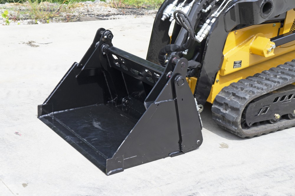 mini skid steer 4 in 1 bucket | blue diamond