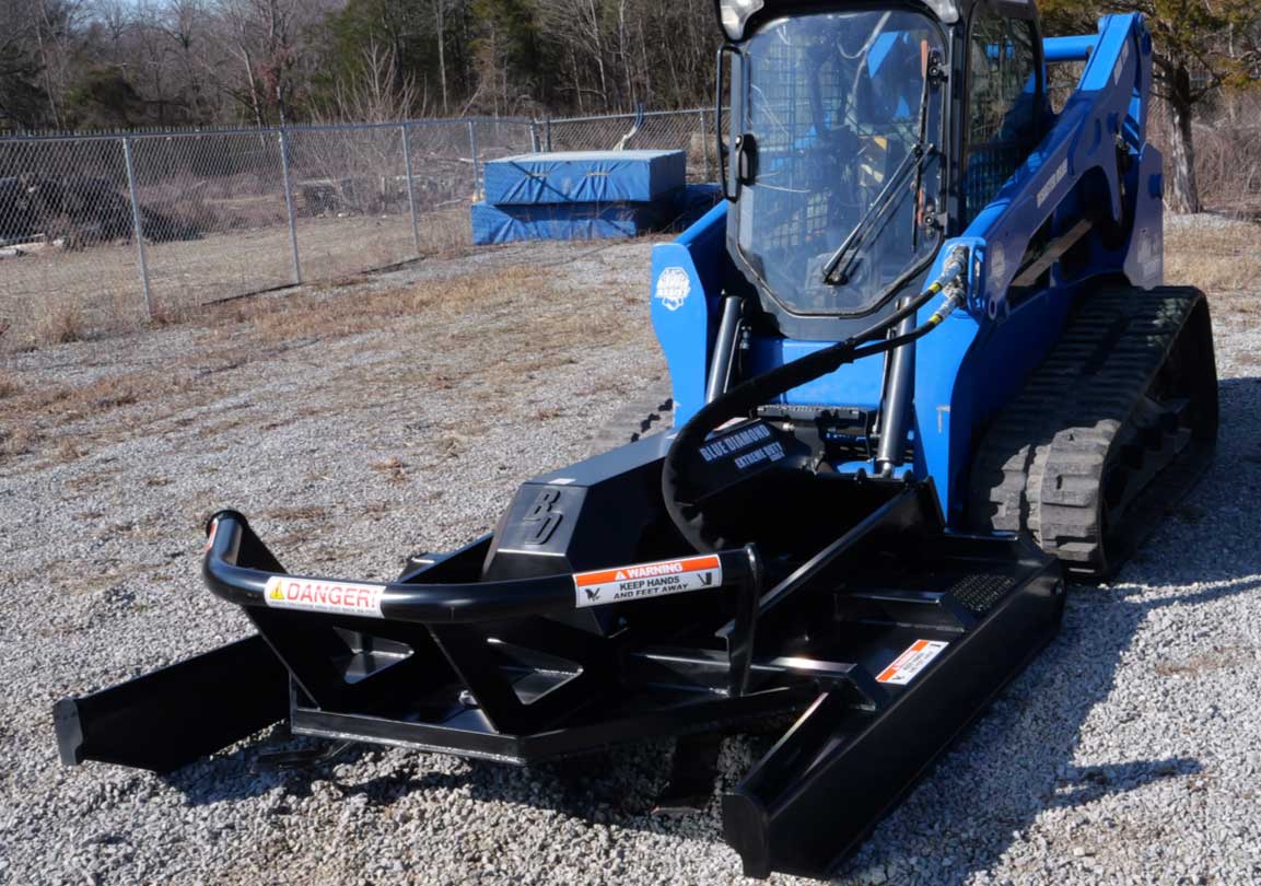 extreme duty open front brush cutter | blue diamond