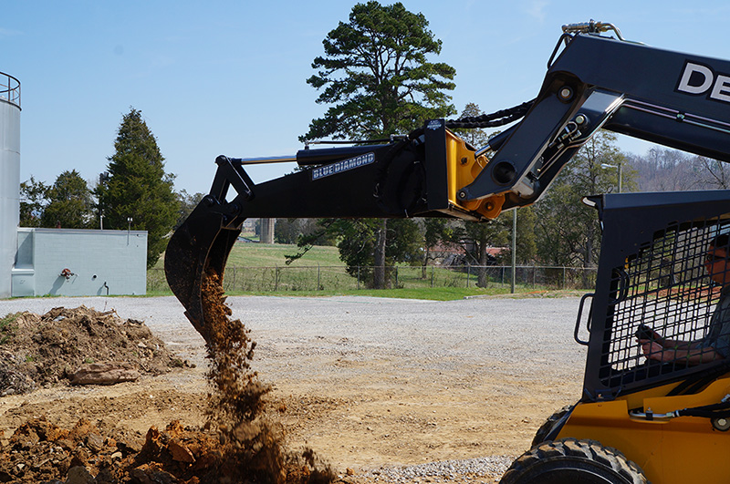 backhoe attachment | blue diamond