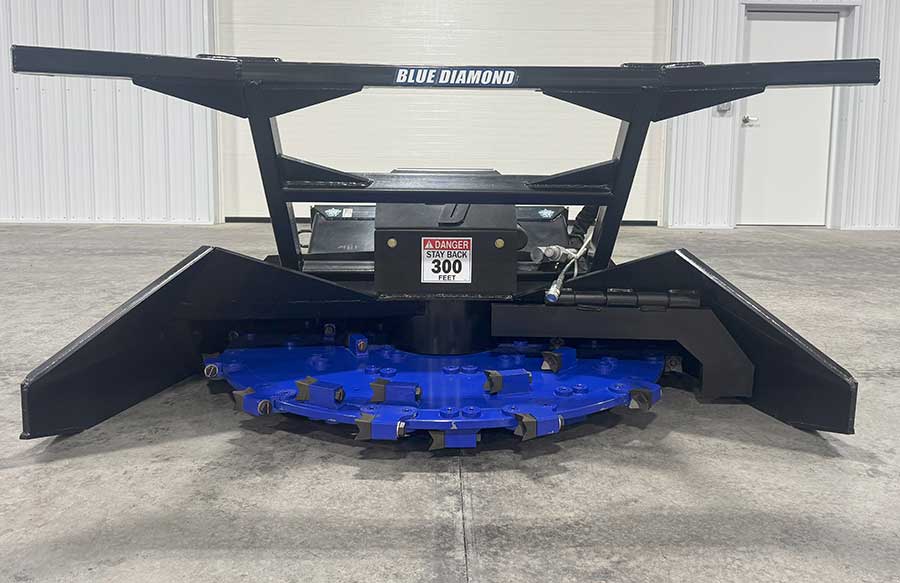 brand new blue diamond severe duty 60" disc mulcher 32-34 gpm