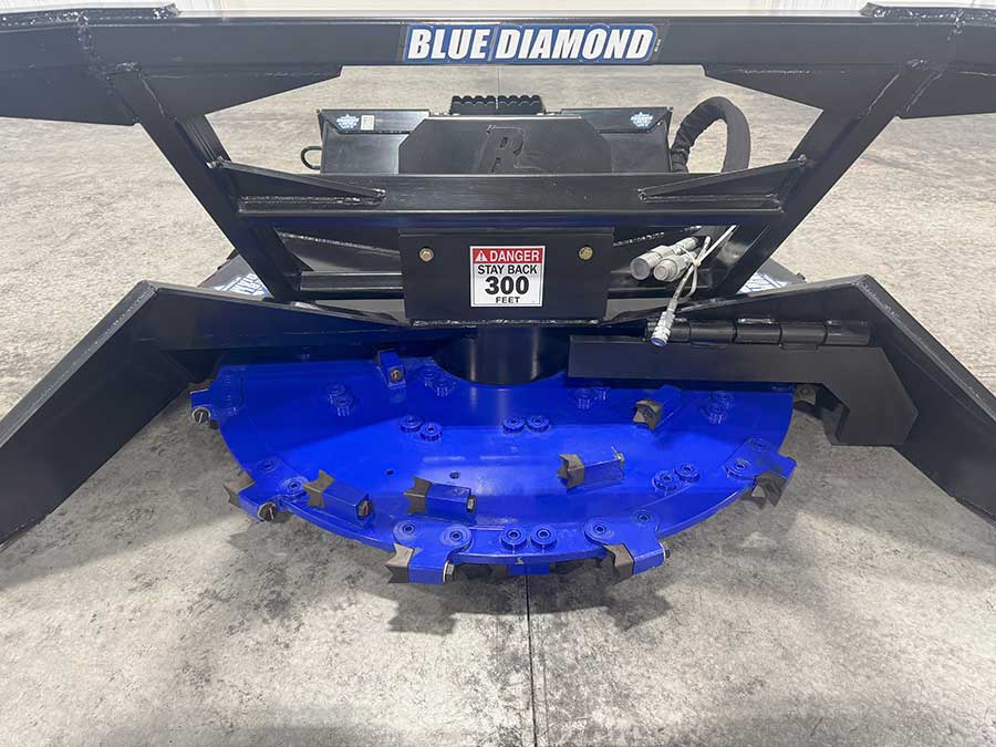 brand new blue diamond severe duty 60" disc mulcher 32-34 gpm