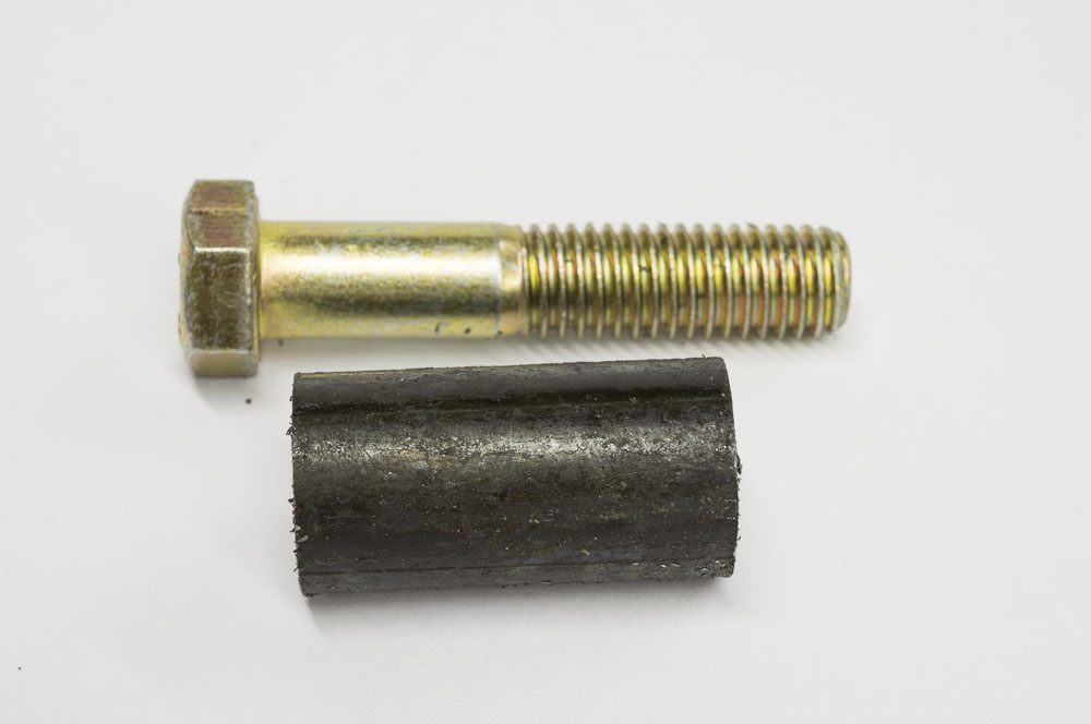 brush cutter wire protection, lower bushing & bolt-requires 5