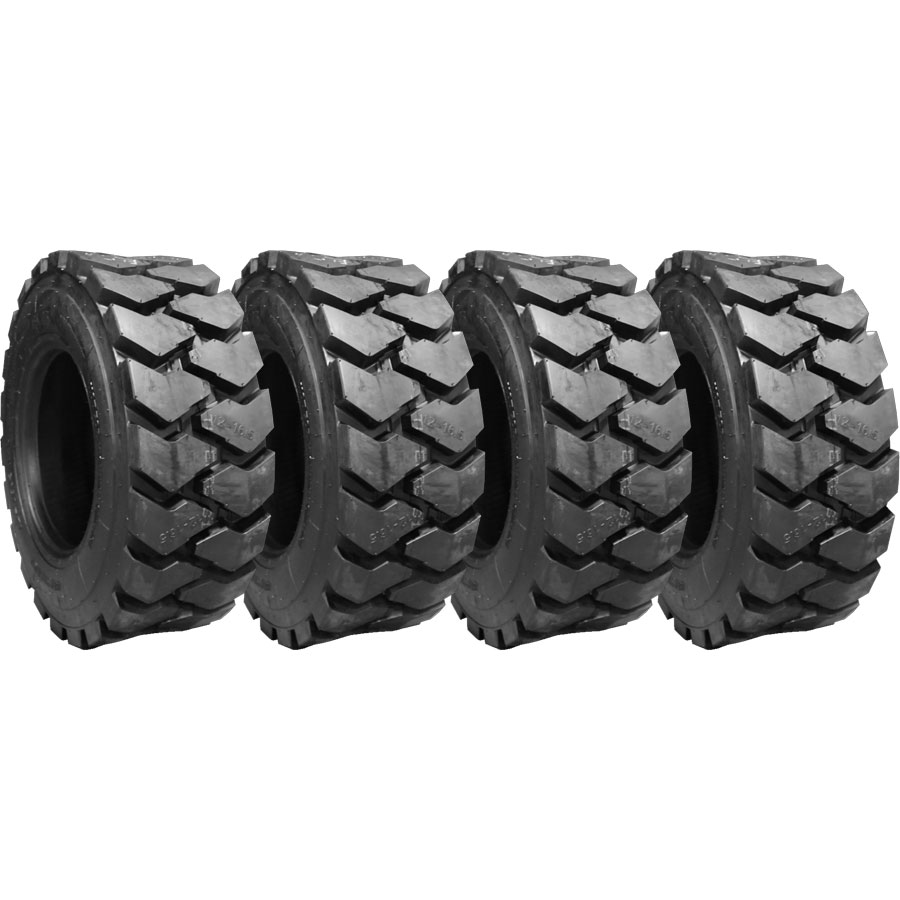 set of 4 10x16.5 heavy duty westlake el76 12-ply tires