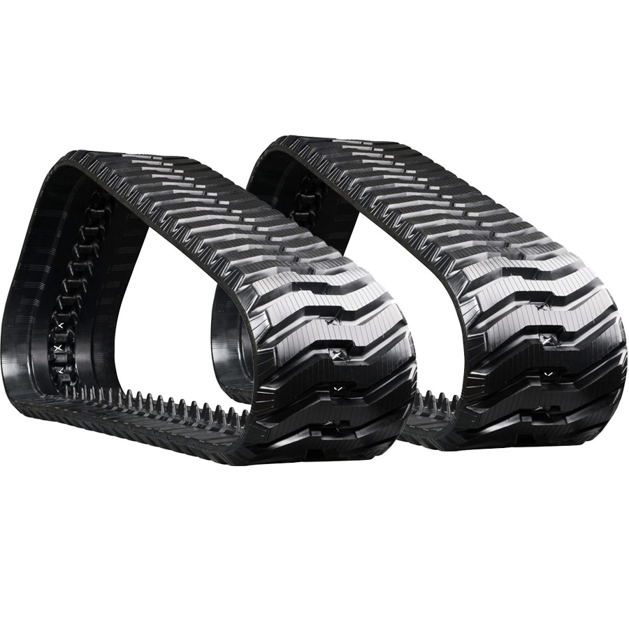 set of 2 16" extreme duty bd pattern rubber track (400x86lx52)