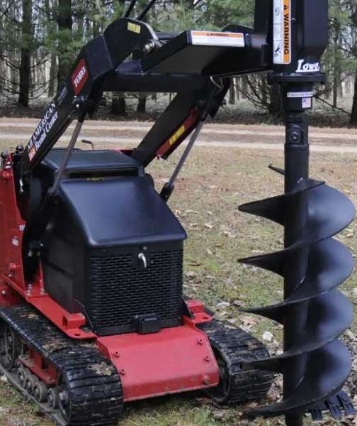 mini skid steer auger drive tj100 | lowe