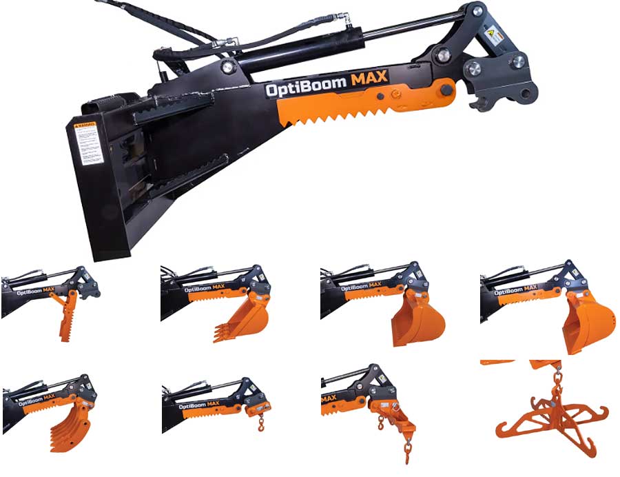 optiboom max multi tool backhoe attachment | lowe