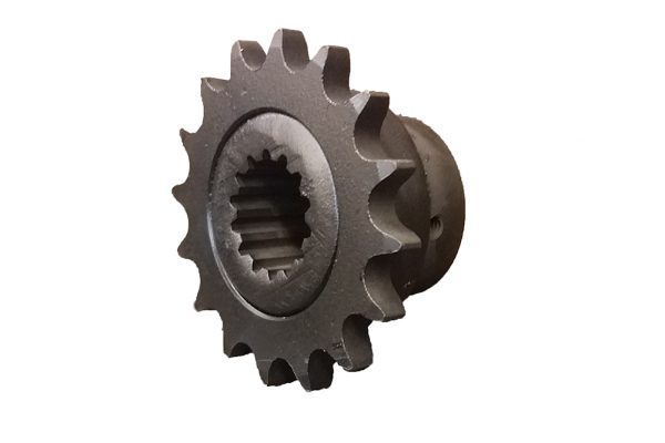 pickup broom mini series sprocket for motor splined 1 1/4 14tooth