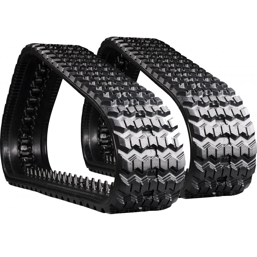 set of 2 13" camso heavy duty sawtooth pattern rubber track (320x86x56)