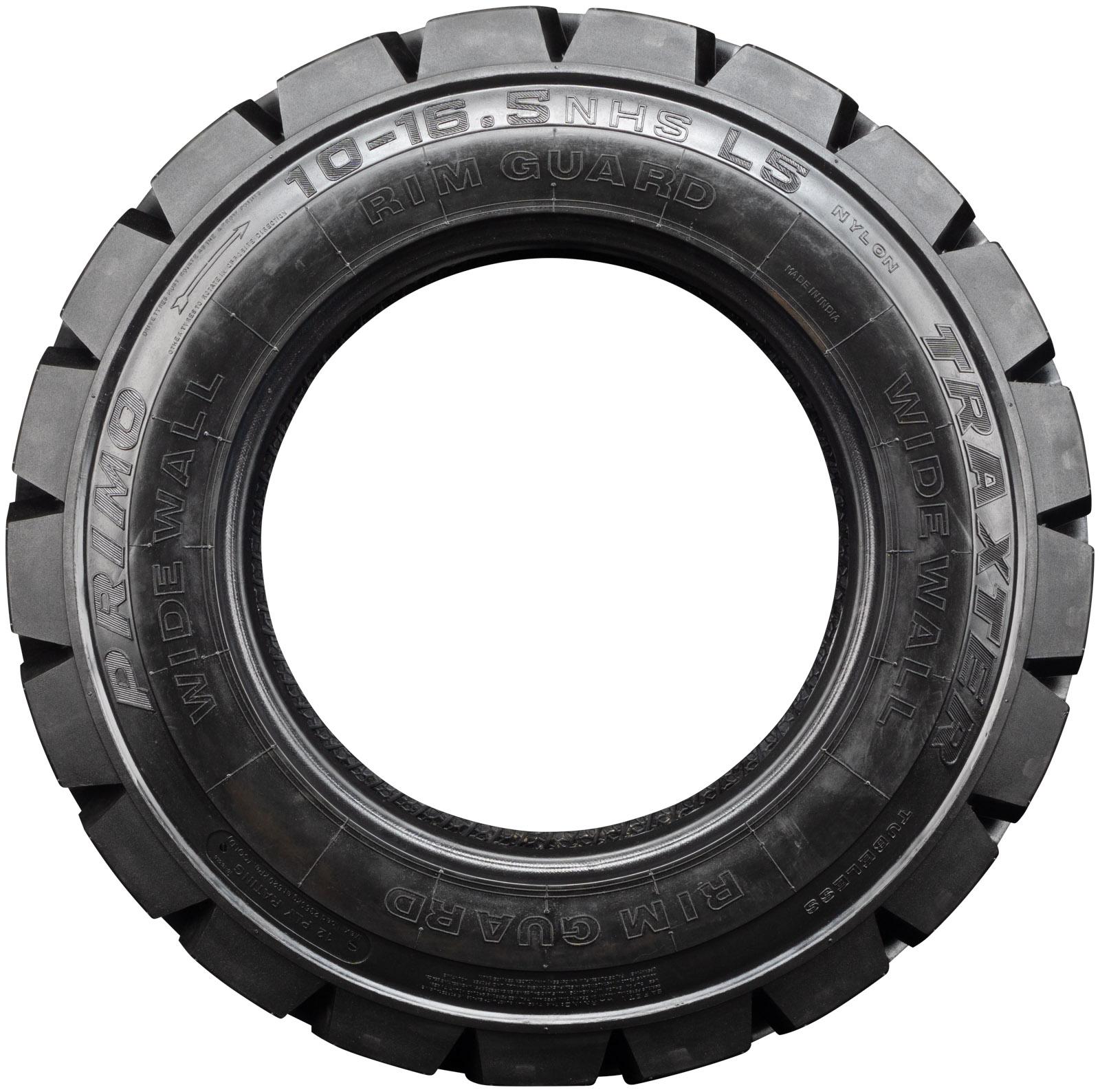 set of 4 10x16.5 12-ply primo heavy duty mounted tire & wheel package