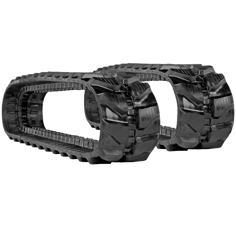 vermeer s450tx set of 2 7" heavy duty mx tread rubber tracks (180x72kx41)