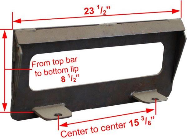 toro dingo mounting plate